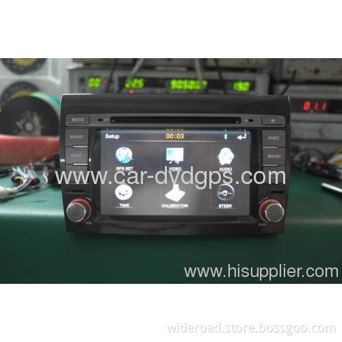 Fiat Bravo Car Dvd Gps Radio Tv Bt Ipod Blue&me Steering Wheel Control
